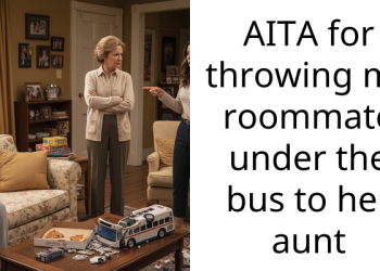 AITA for throwing my roommate under the bus to her aunt