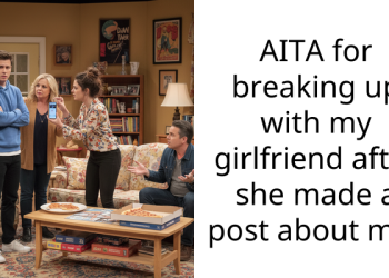AITA for breaking up with my girlfriend after she made a post about me?