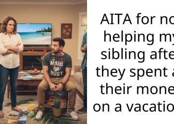 AITA for not helping my sibling after they spent all their money on a vacation?
