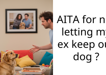 AITA for not letting my ex keep our dog ?