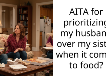 AITA for prioritizing my husband over my sister when it comes to food?