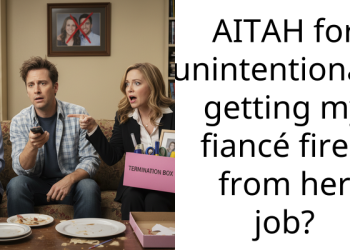 AITAH for unintentionally getting my fiancé fired from her job?