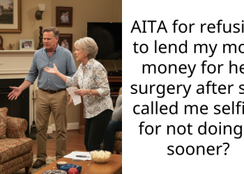 AITA for refusing to lend my mom money for her surgery after she called me selfish for not doing it sooner?