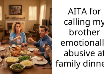 AITA for calling my brother emotionally abusive at family dinner?