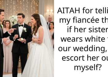 AITAH for telling my fiancée that if her sister wears white to our wedding, I’ll e***rt her out myself?
