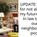 UPDATE: AITAH for not allowing my future sister in law to use our neighborhood pool