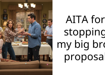 AITA for stopping my big bros proposal