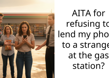 AITA for refusing to lend my phone to a stranger at the gas station?