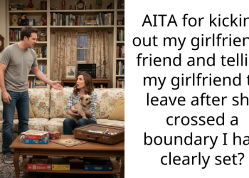 AITA for kicking out my girlfriend’s friend and telling my girlfriend to leave after she crossed a boundary I had clearly set?