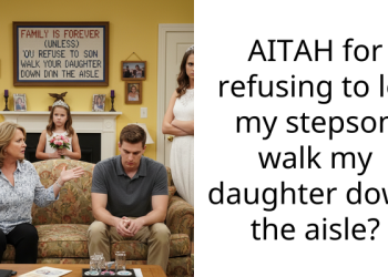 AITAH for refusing to let my stepson walk my daughter down the aisle?