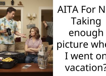 AITA For Not Taking enough picture when I went on vacation?