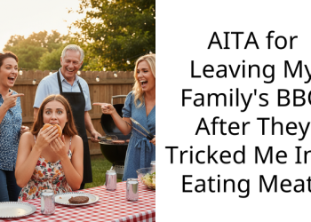 AITA for Leaving My Family’s BBQ After They Tricked Me Into Eating Meat?