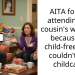 AITA for not attending my cousin’s wedding because it’s child-free and I couldn’t find childcare?