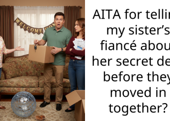 AITA for telling my sister’s fiancé about her secret debt before they moved in together?