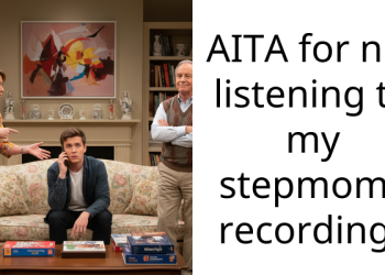 AITA for not listening to my stepmoms recording?