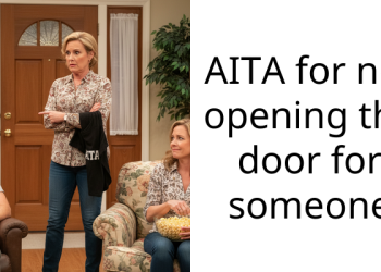AITA for not opening the door for someone