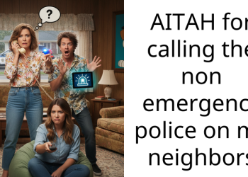 AITAH for calling the non emergency police on my neighbors