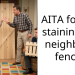 AITA for not staining my neighbor’s fence?