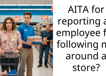 AITA for reporting an employee for following me around a store?