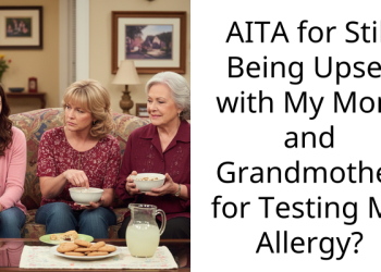 AITA for Still Being Upset with My Mom and Grandmother for Testing My Allergy?