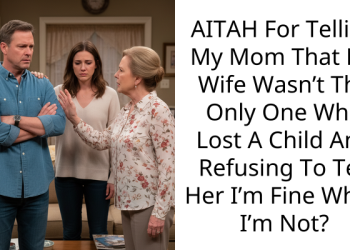 AITAH For Telling My Mom That My Wife Wasn’t The Only One Who Lost A Child And Refusing To Tell Her I’m Fine When I’m Not?