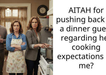 AITAH for pushing back on a dinner guest regarding her cooking expectations on me?