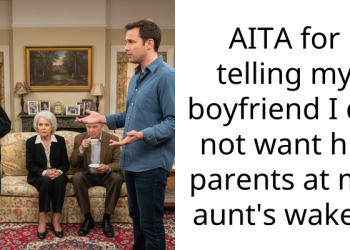 AITA for telling my boyfriend I do not want his parents at my aunt’s wake?
