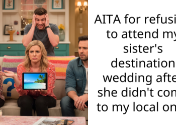 AITA for refusing to attend my sister’s destination wedding after she didn’t come to my local one?