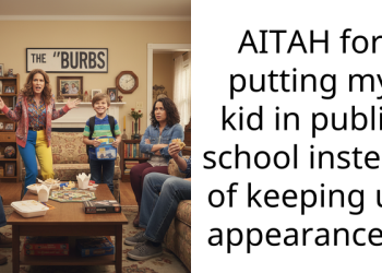 AITAH for putting my kid in public school instead of keeping up appearances?