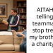 AITAH for telling my teammate to stop treating my brother like a charity case