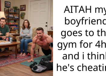 AITAH my boyfriend goes to the gym for 4hrs and i think he’s cheating