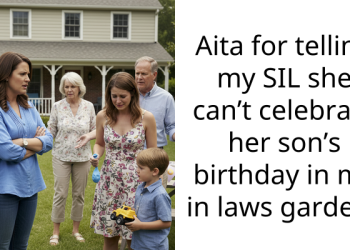 Aita for telling my SIL she can’t celebrate her son’s birthday in my in laws garden?