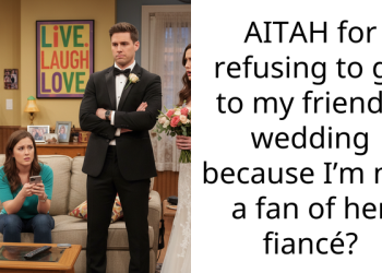 AITAH for refusing to go to my friend’s wedding because I’m not a fan of her fiancé?