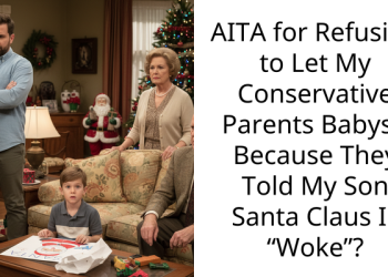 AITA for Refusing to Let My Conservative Parents Babysit Because They Told My Son Santa Claus Is “Woke”?