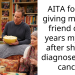 AITA for not giving my best friend of 12 years my hair after she got diagnosed with cancer