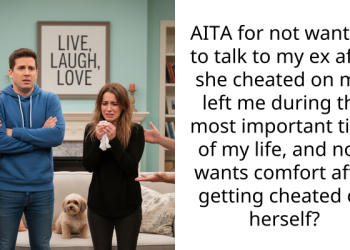 AITA for not wanting to talk to my ex after she cheated on me, left me during the most important time of my life, and now wants comfort after getting cheated on herself?