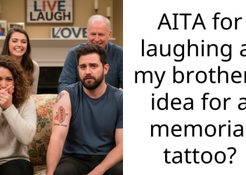AITA for laughing at my brother’s idea for a memorial tattoo?