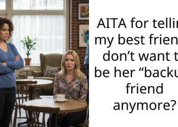 AITA for telling my best friend I don’t want to be her “backup” friend anymore?