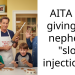 AITA For giving my nephews “slop injections”?