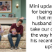 Mini update-AITA for being upset that my ex husband didn’t take our divorce the way he took his recent break up?