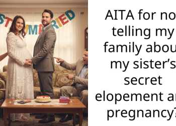 AITA for not telling my family about my sister’s secret elopement and pregnancy?