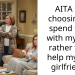 AITA for choosing to spend time with my kids rather than help my sick girlfriend?