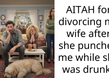 AITAH for divorcing my wife after she punched me while she was drunk?