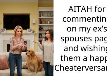 AITAH for commenting on my ex’s spouses page and wishing them a happy Cheaterversary?”