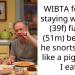 WIBTA for not staying with my (39f) fiancé (51m) because he snorts at me like a pig when I eat?
