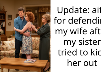 Update: aita for defending my wife after my sister tried to kick her out
