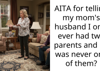 AITA for telling my mom’s husband I only ever had two parents and he was never one of them?