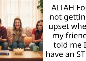 AITAH For not getting upset when my friend told me I have an STD?