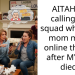 AITAH for calling the squad when my mom made online threats after MY son died?