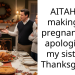 AITAH for making my pregnant wife apologize to my sister at Thanksgiving?